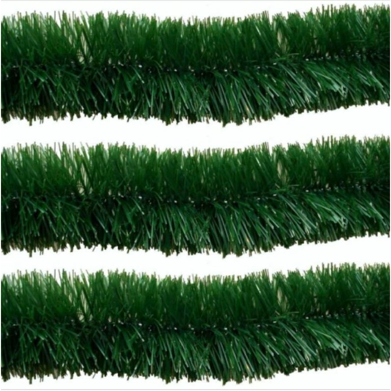 festão de natal 2 metro verde escuro/ fosco/opaco/nevada/bicolor tamanho 7cm/9cm/11cm/14cm para árvore de natal festa
