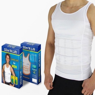 Cinta Colete Redutora Camisa Modeladora Ginecomastia Slim Fit Postural Esconde Barriga