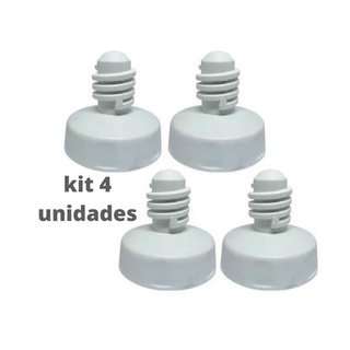 Kit 4 Un Pé Nivelador Para Lavadora Brastemp Consul W10658798