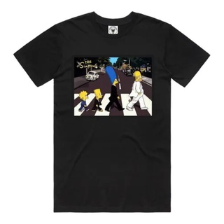 camiseta simpsons beatles