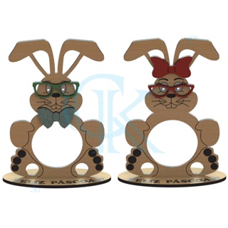 Porta Bombom coelho De Páscoa Mdf 12 unidades em Oferta na Shopee