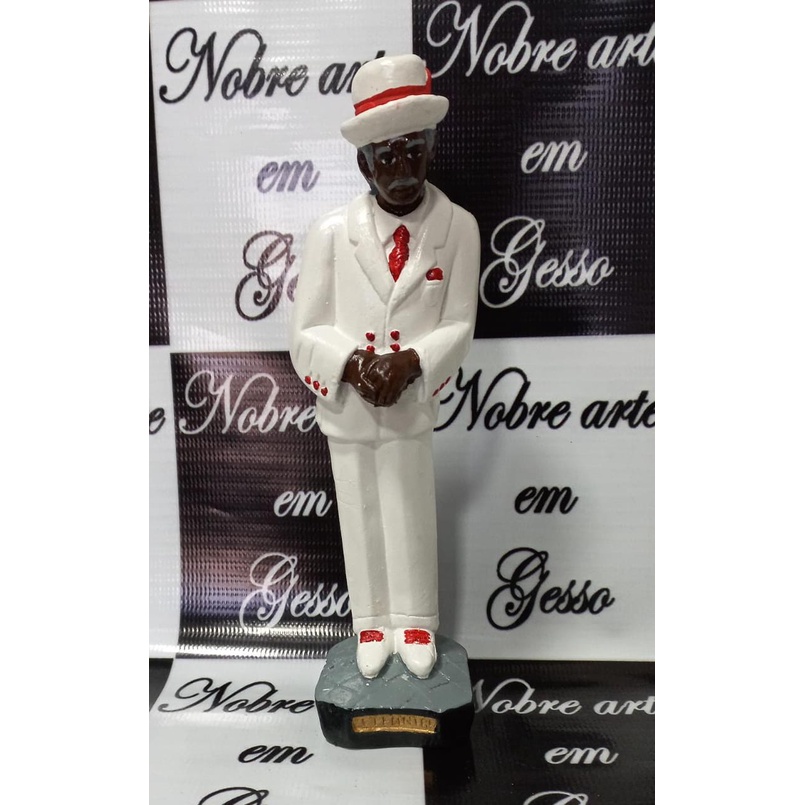 estatua personalizada Imagem Zé Pilintra Em Gesso 22 Cm