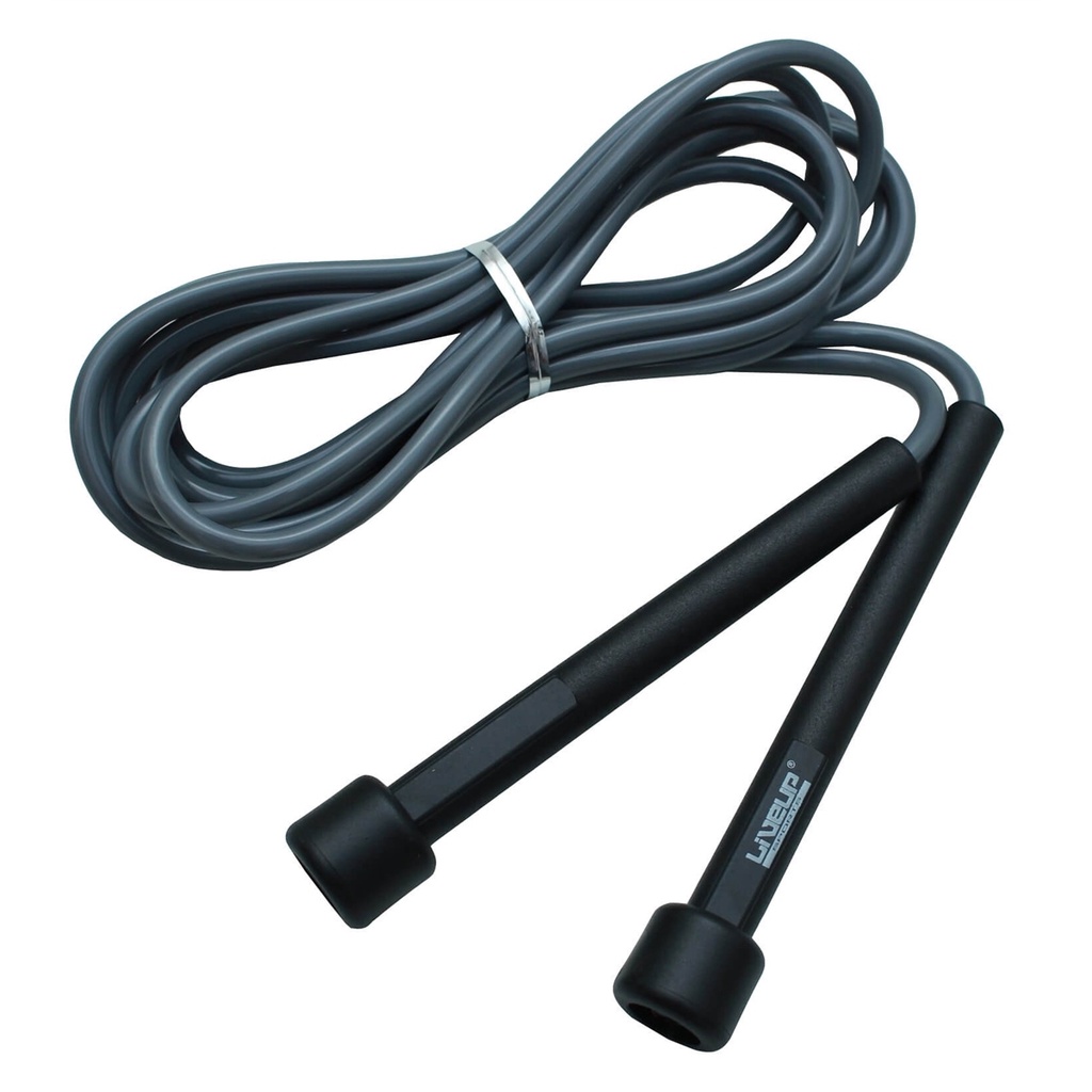 CORDA DE PULAR Cross SIMPLES PVC LIVEUP Cinza