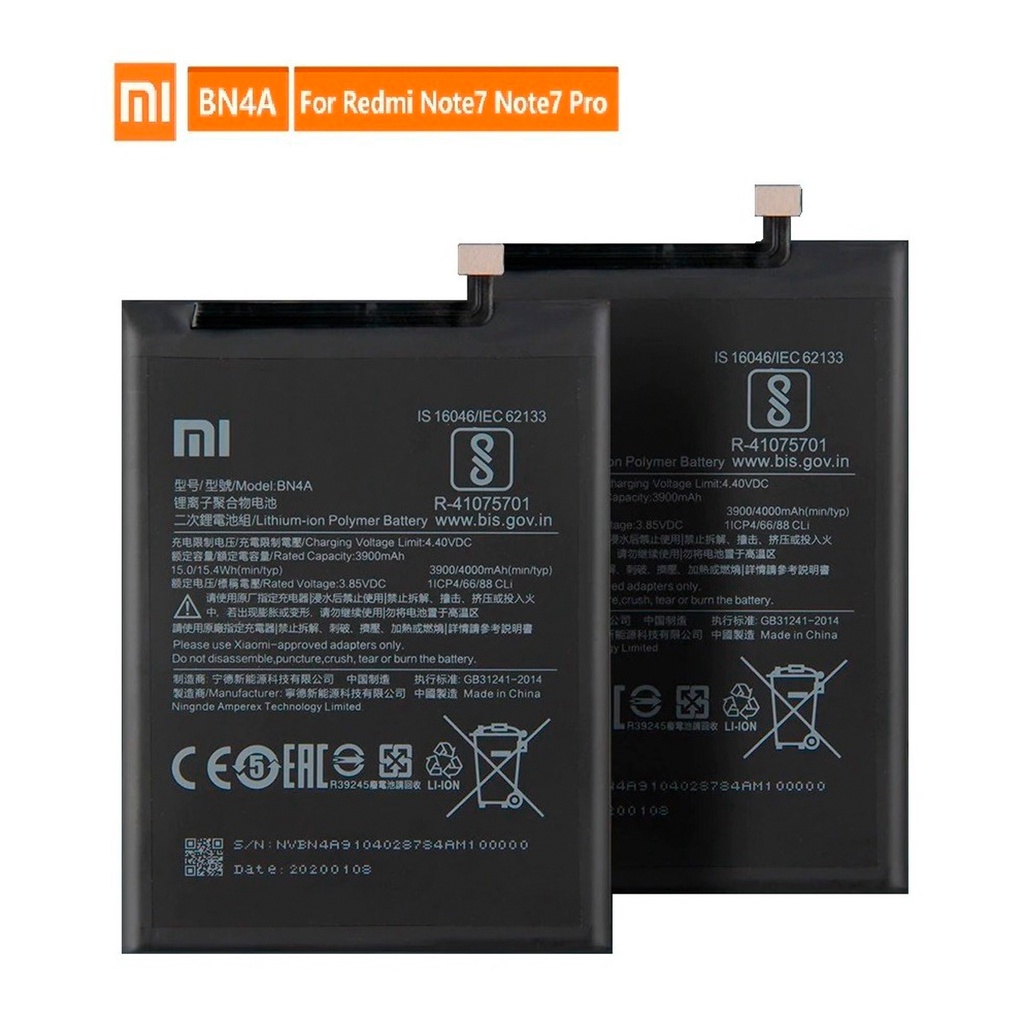 Bateria Bn4a Original Xiaomi Celular Redmi Note 7 + Garantia