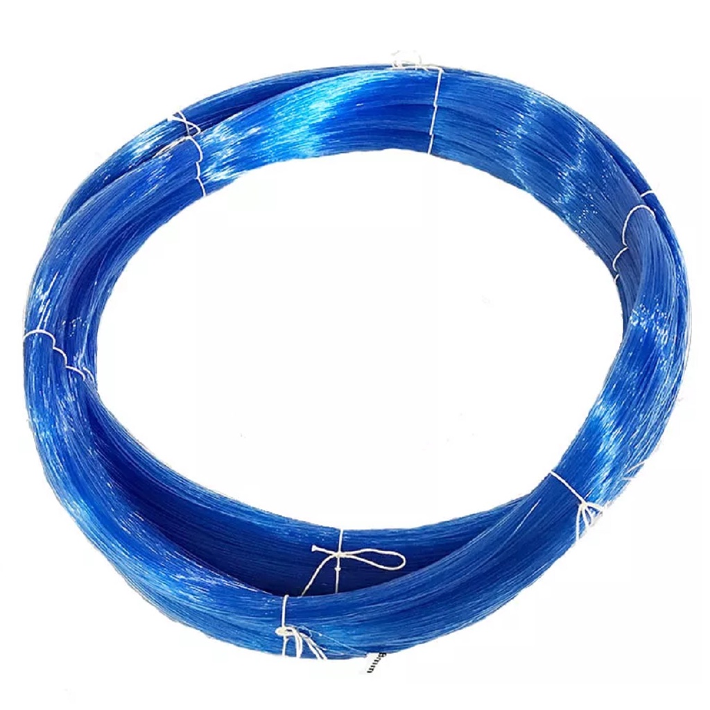 Linha Nylon Monofilamento Pesca Meada 2,00mm 200mm Azul 500 Metros