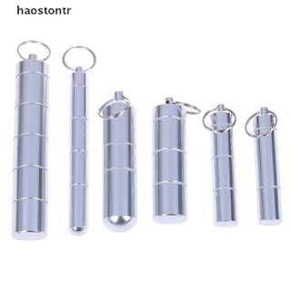 haostontr Chaveiro Com 1 Peça Porta Caixa De Comprimidos À Prova D