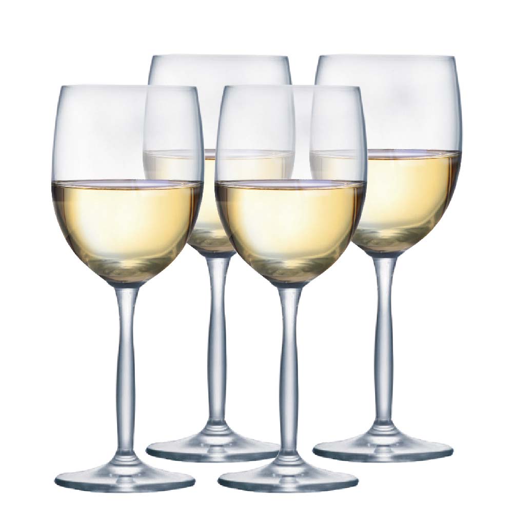 Taça de Vinho Branco de Cristal Ritz 335ml 4 Pcs - Home & Living