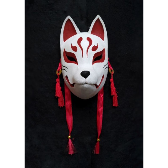 Máscara Kitsune escala real