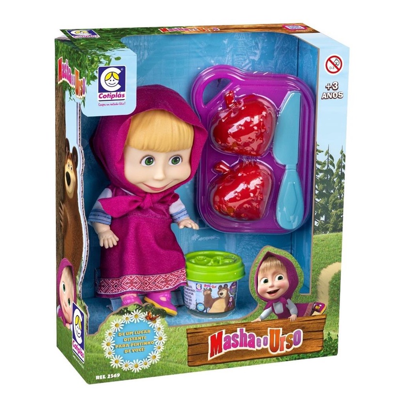 Boneca Masha E O Urso Frutinha - Cotiplas em Oferta na Shopee
