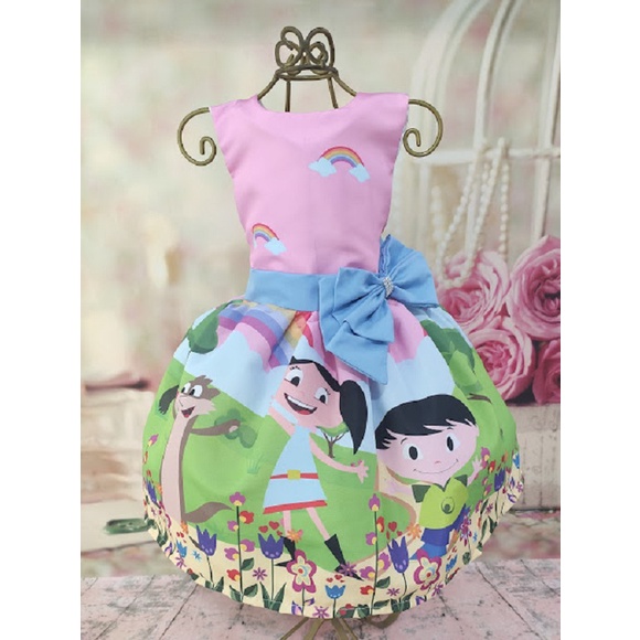 Vestido Infantil Show da Luna