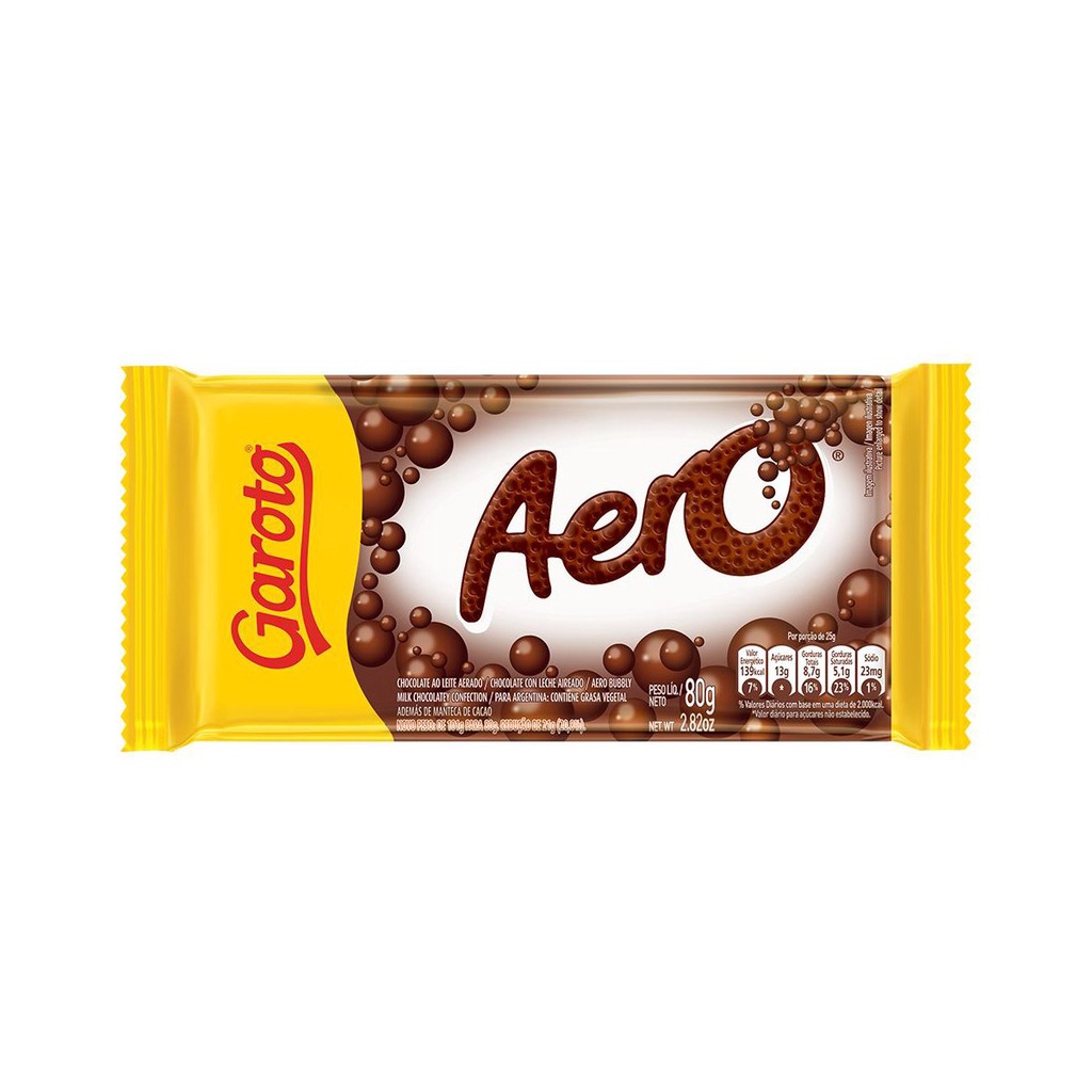 Chocolate GAROTO Aero 80g Shopee Brasil