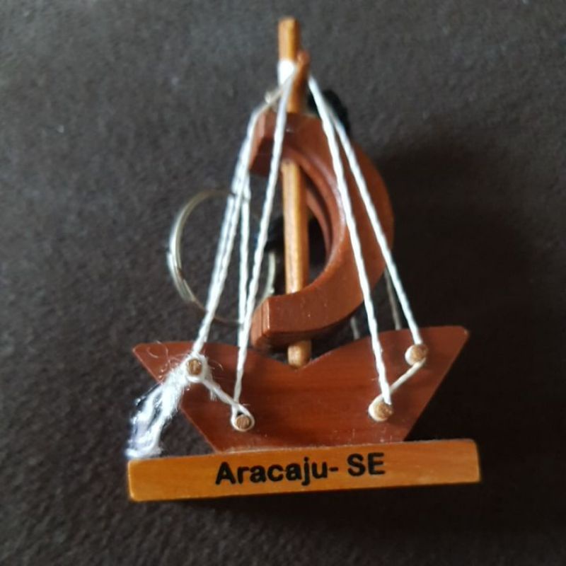 Chaveiro de madeira barco de Aracaju SE | Shopee Brasil