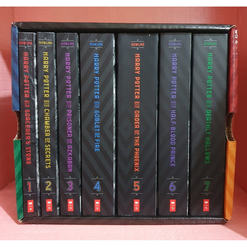 Box Livros Harry Potter Completo 1-7 (INGLÊS)