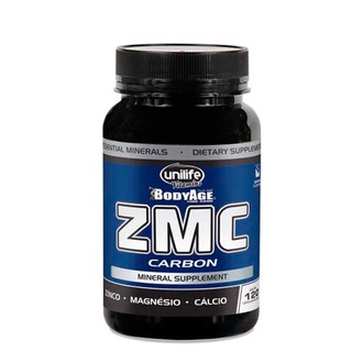 Zmc Carbon Zinco, Magnésio E Cálcio Unilife 120 Cápsulas De 950mg