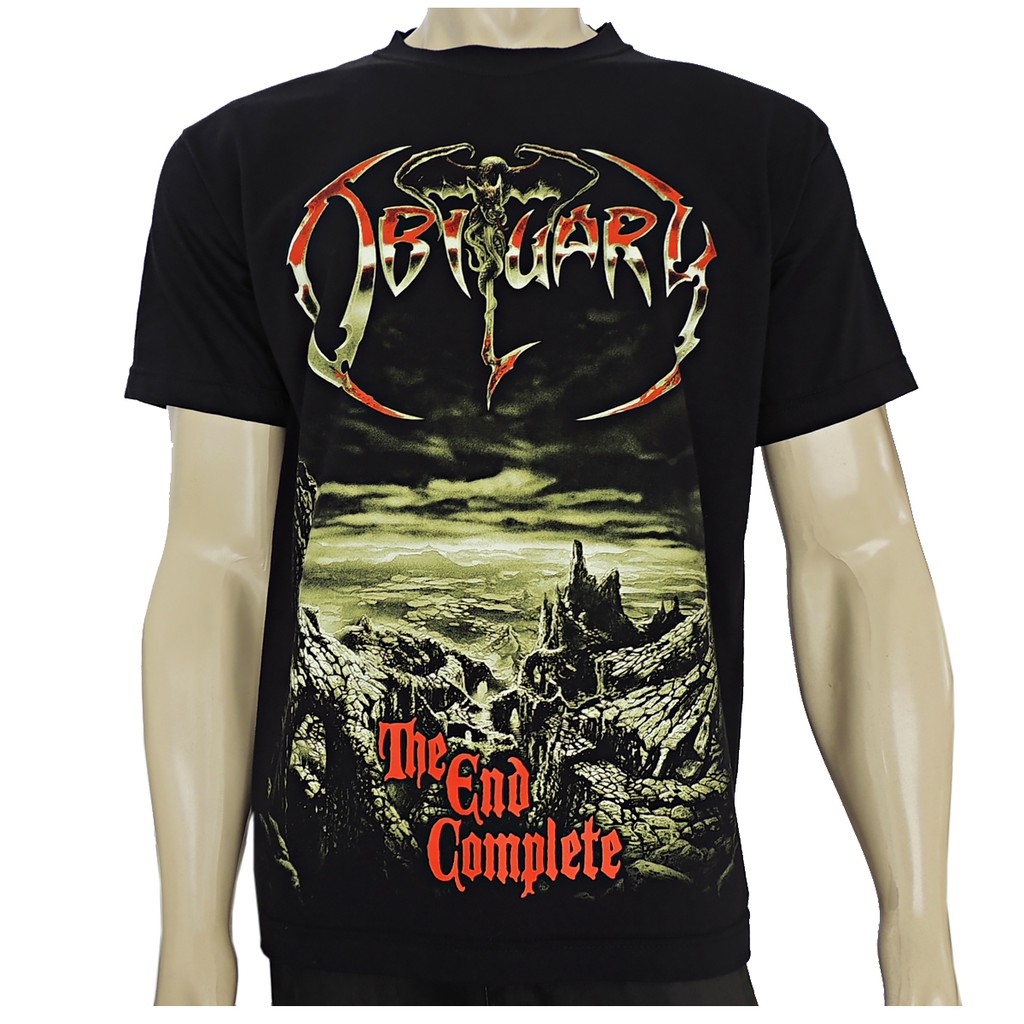 Masculinity Are depressed jelly Camiseta Obituary - The End Complete | Shopee Brasil