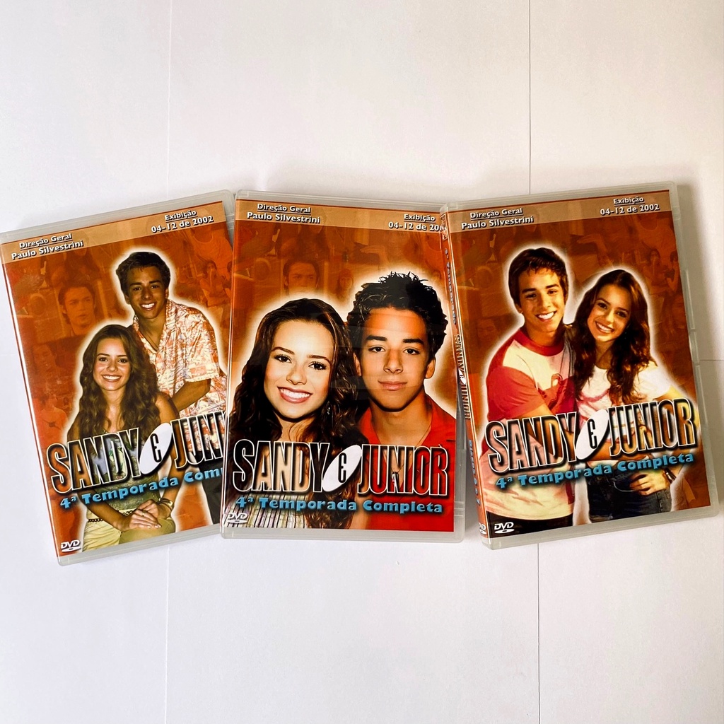 DVD Sandy e Junior Seriado Quarta Temporada Completa - 7 Dvds