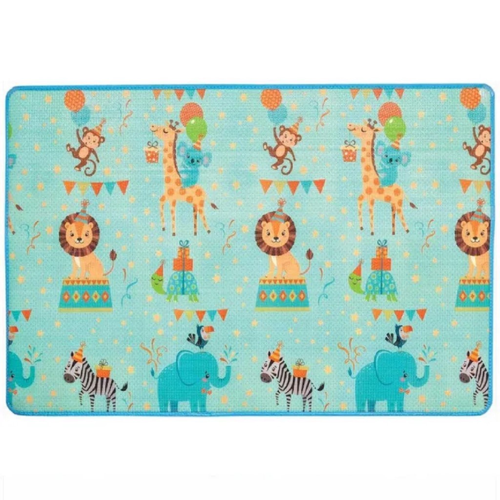 Tapete de Atividades 180x120 cm Animal Party 08511 Buba em Oferta na Shopee