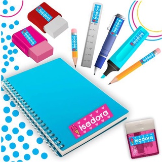120 Etiquetas Adesivas - Escolar (PERSONALIZADO)