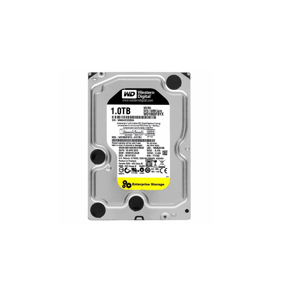 HD SATA3 1TB WESTERN DIGITAL WD1003FBYX Enterprise Storage