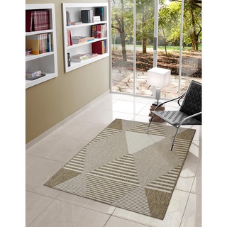 Tapete Para Sala Boucle Abstrato 1,00x1,50 São Carlos em Oferta na Shopee