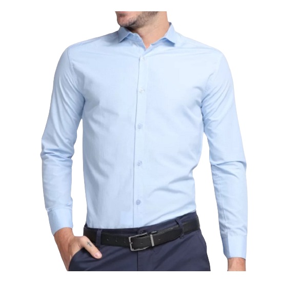 Camisa Social Manga Longa Slim Fit - Men Clothes