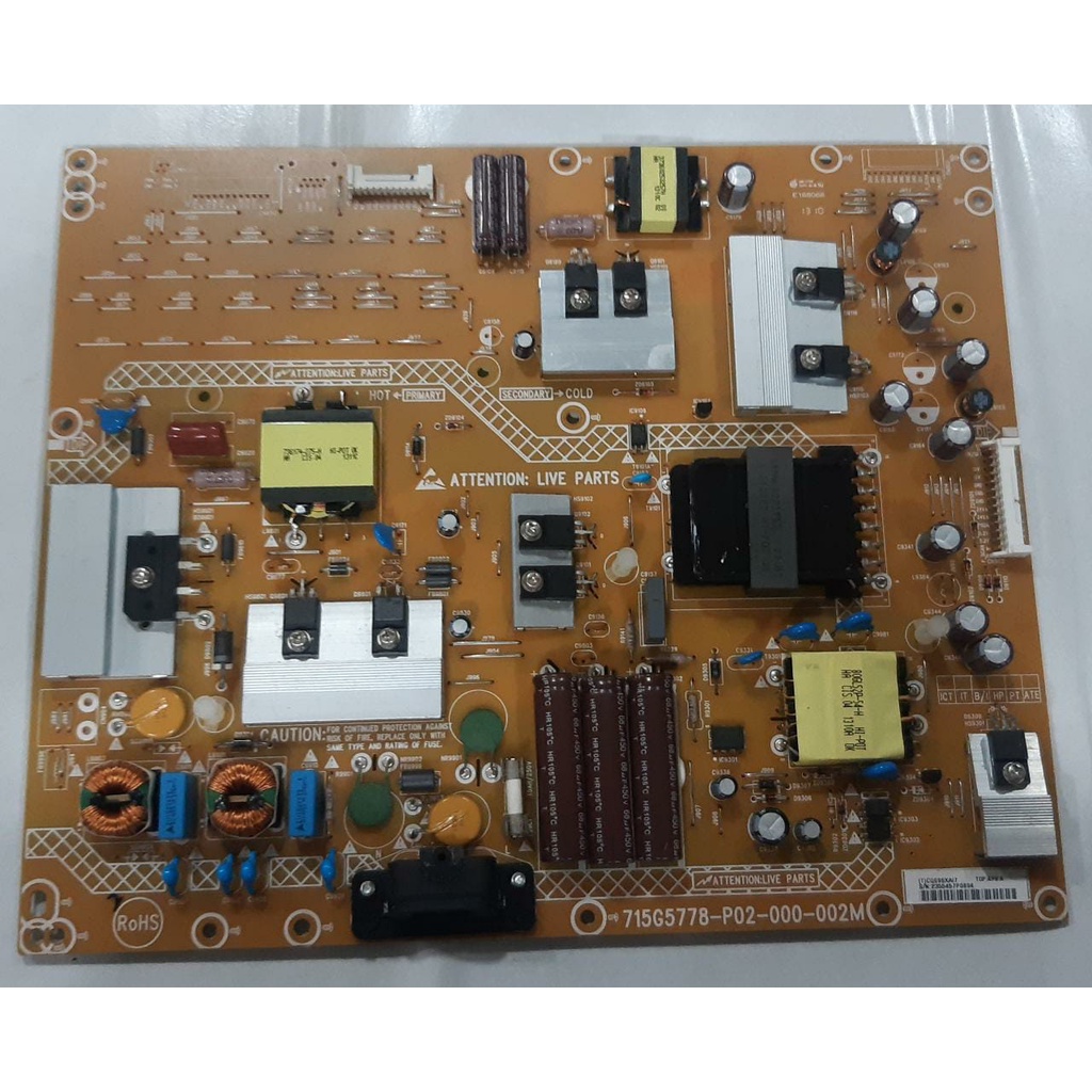 placa da fonte philips 42pfl5008g/78 - 42pfl4508g/78 - 42pfl4908g/78 - 46pfl4908g/78 cod. 715g5778p02000002m (cx02)