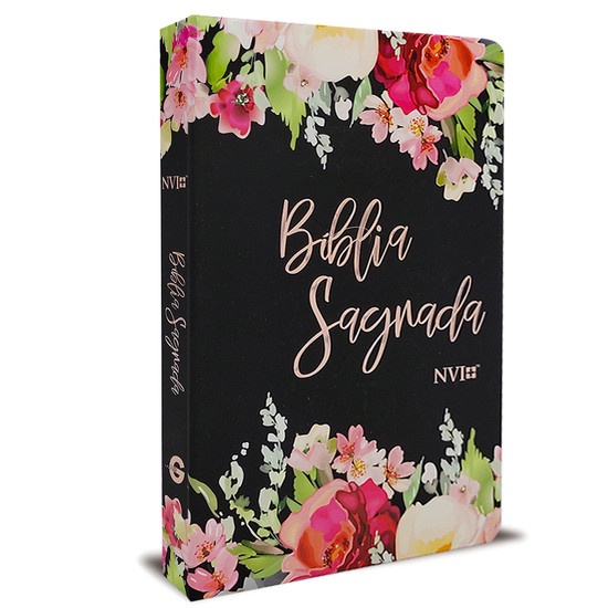 Bíblia Sagrada NVI | Palavras de Jesus em Vermelho | Capa Dura | Floresta Negra