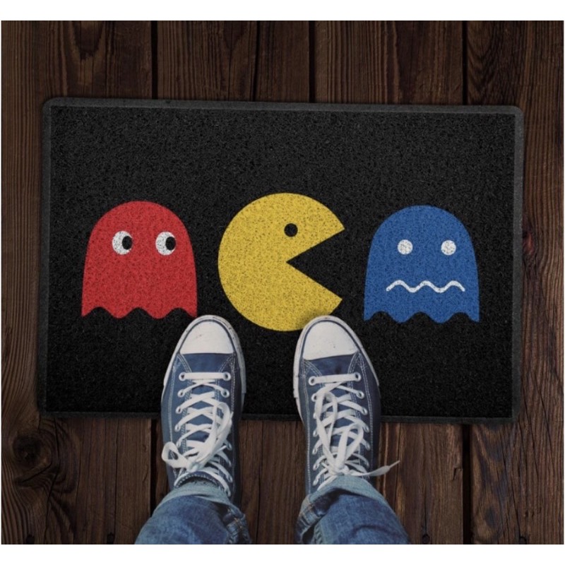 Tapete Capacho Vinil 60x40 - Pac man, come come / Tapete Tématicos é divertidos, de séries e filmes.