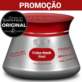 Mutari Mascara Matizador Tonalizante Red Color Kerafashion 300g