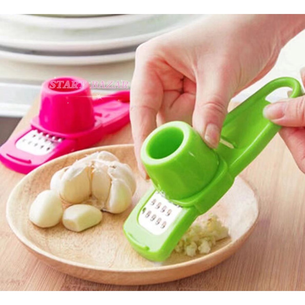 Ralador Multifuncional em Aço Inoxidável para Cortar/Ralar Alho / Utensílios de Cozinha