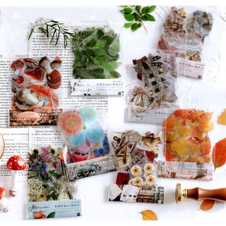 40 Adesivo Scrapbook Decorativo Transparente Planner Sticker
