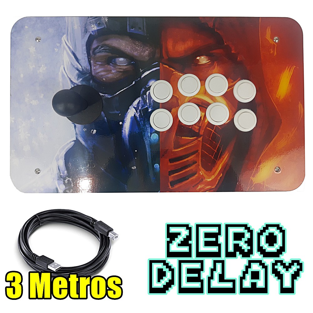 Controle Zero Delay Profissional Playstation 4 - Arcade Usb Promoção Melhor E Mais Barato Do Mercado!!!