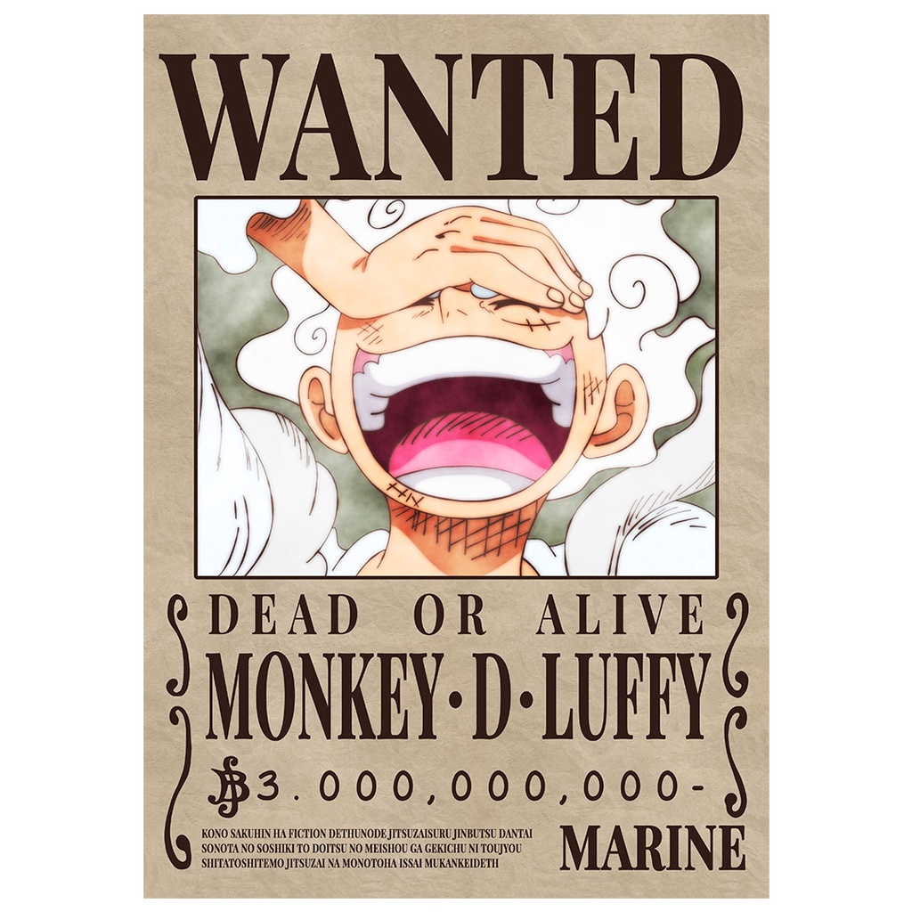 Quadro one piece Luffy Law Eustass kid novas recompensas wano