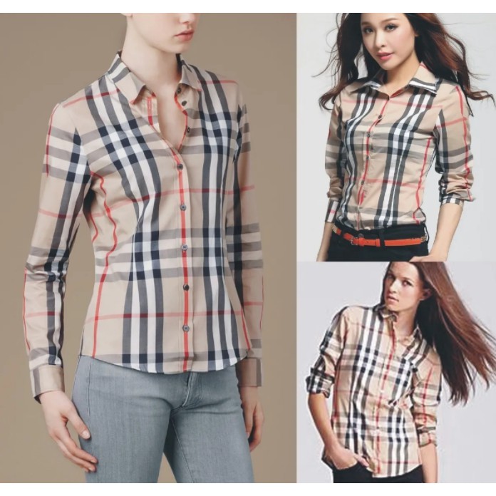 Camisa burberry feminina comprar hotsell