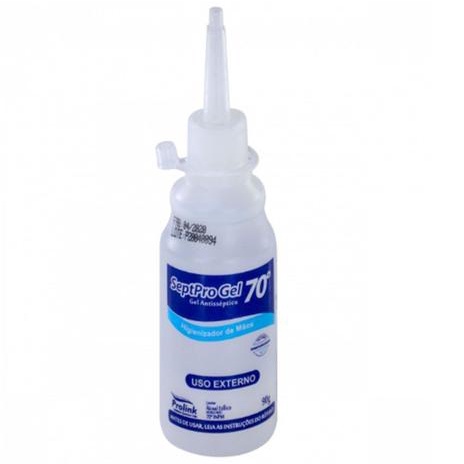 Septpro Gel 70% Bisnaga 90gr Álcool Gel