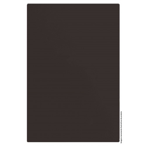 Placa Cega Tampa Com Suporte 4x2 - Recta Chocolate Satin Fosco