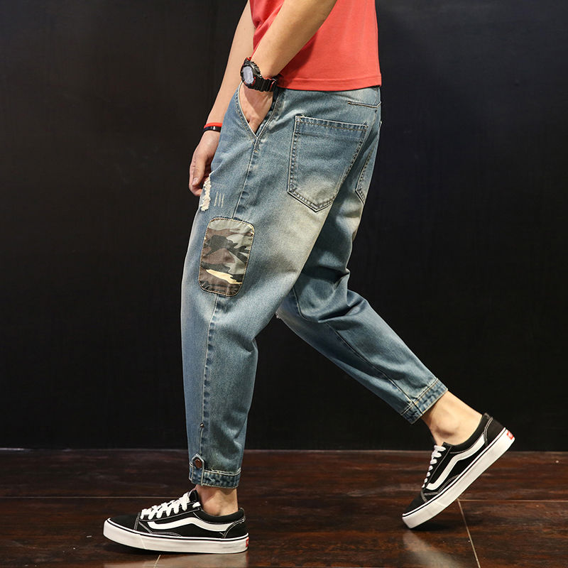 calça folgada masculina