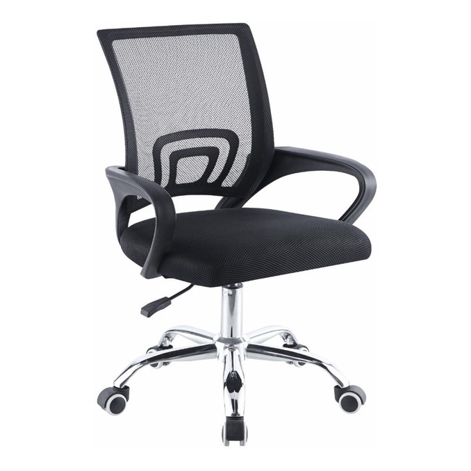 Cadeira Secretária Giratória De Escritório Ergonômica Mesh