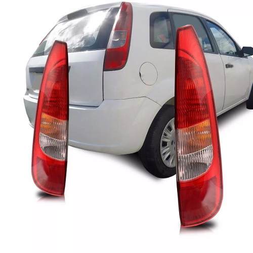 Lanterna Traseira Ford Fiesta Hatch 2003 04 05 06 07 Cristal