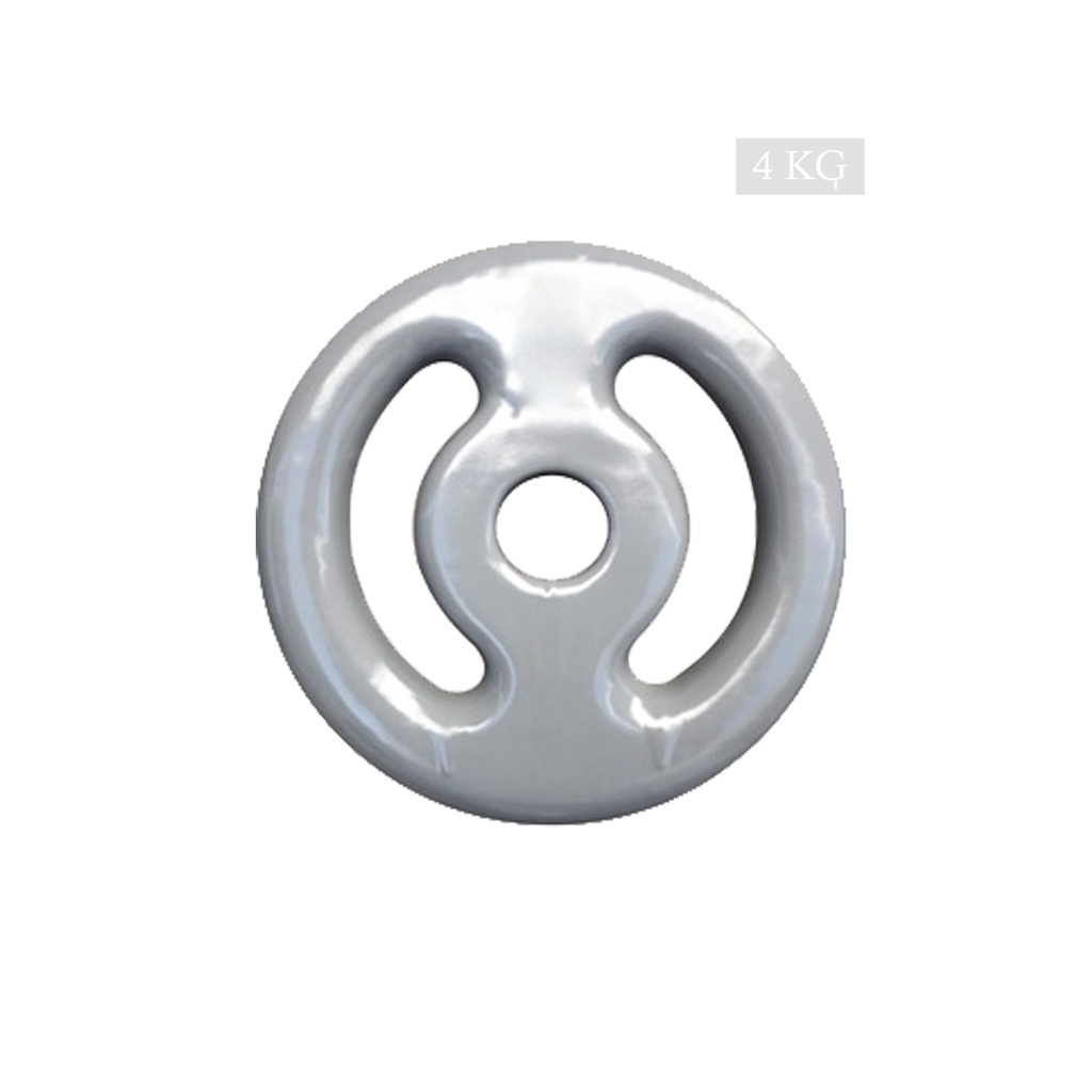 Anilha 4kg Emborrachada PVC Furo Standard