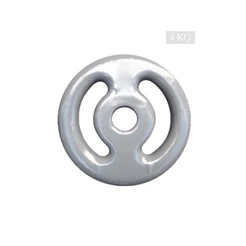 Anilha 4kg Emborrachada PVC Furo Standard