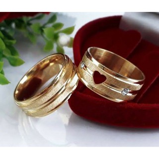 Par de alianças Casamento e noivado Banhado 18k (PROMOÇÃO) ENVIAR MEDIDAS NO CHAT