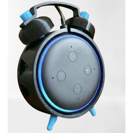 Suporte Alexa Echo Dot 3 Relógio Despertador Retrô Antigo - Mais Robusto