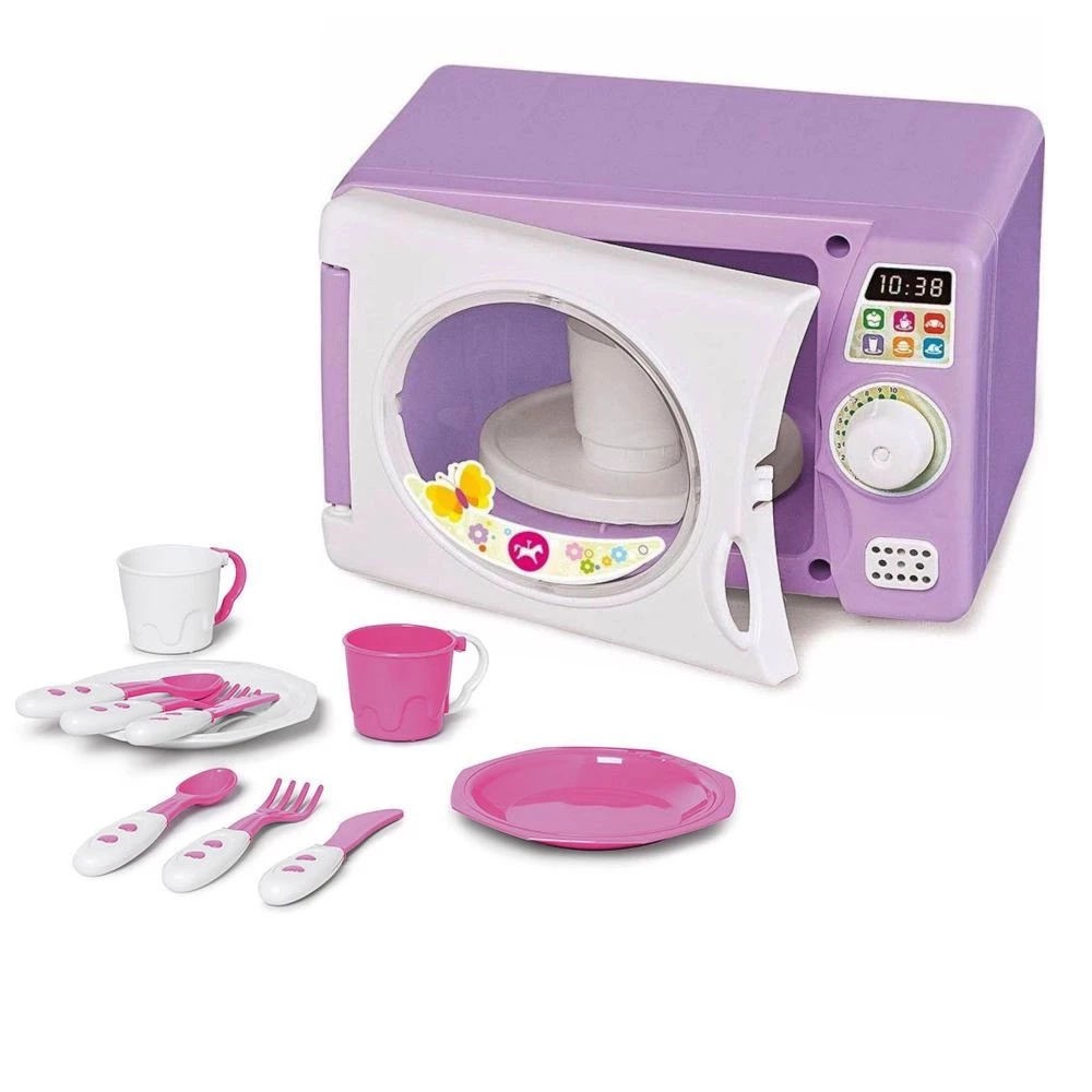 Microondas Completo com Som e Acessorios Roxo 0346