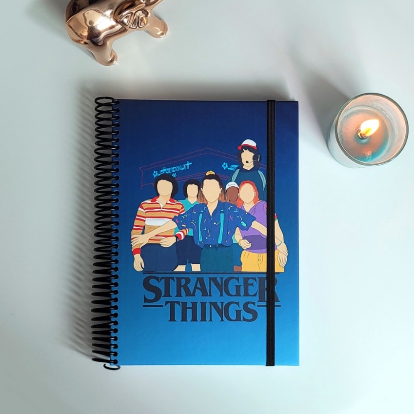 Caderno Stranger Things Shopee Brasil