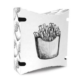 Embalagem Caixa Batata Frita Delivery - 100 Unidades