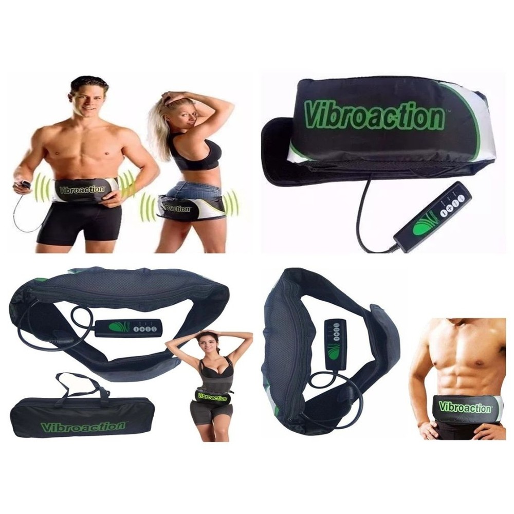 Vibroaction Cinto Aparelho Cinta Tonificadora Abdominal Envio Imediato Produto Mais Vendido