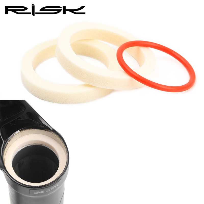 2pçs Espuma Para Esponja De Bicicleta Com Anel De Oleo Selada Para Fox Rockshox Manitou Esponjas E Itinerary 0-ring