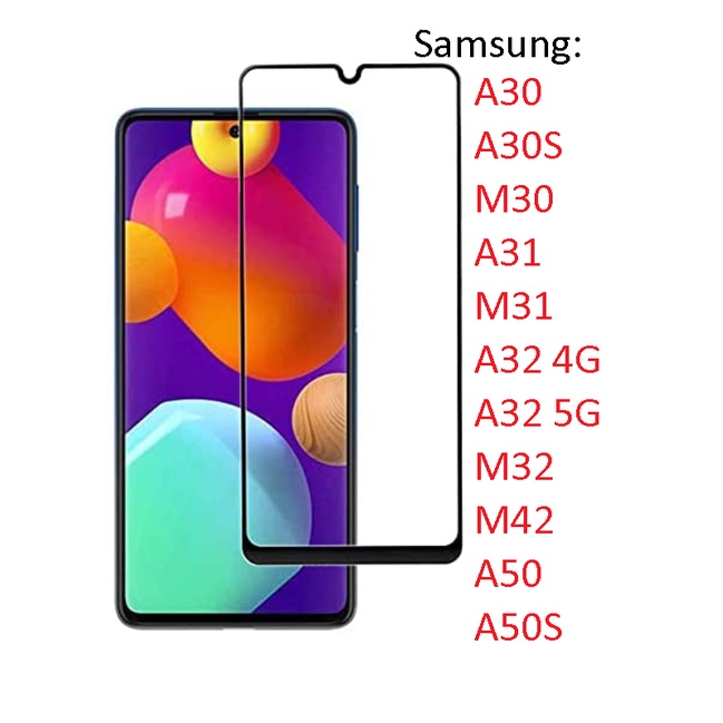 Película 3D De Vidro Para Samsung A31 A32 A33 A34 A35 A36 A50 A50S A51 A52 A52S A53 A54 A55 A70 A71 A72 02SM  - PL02