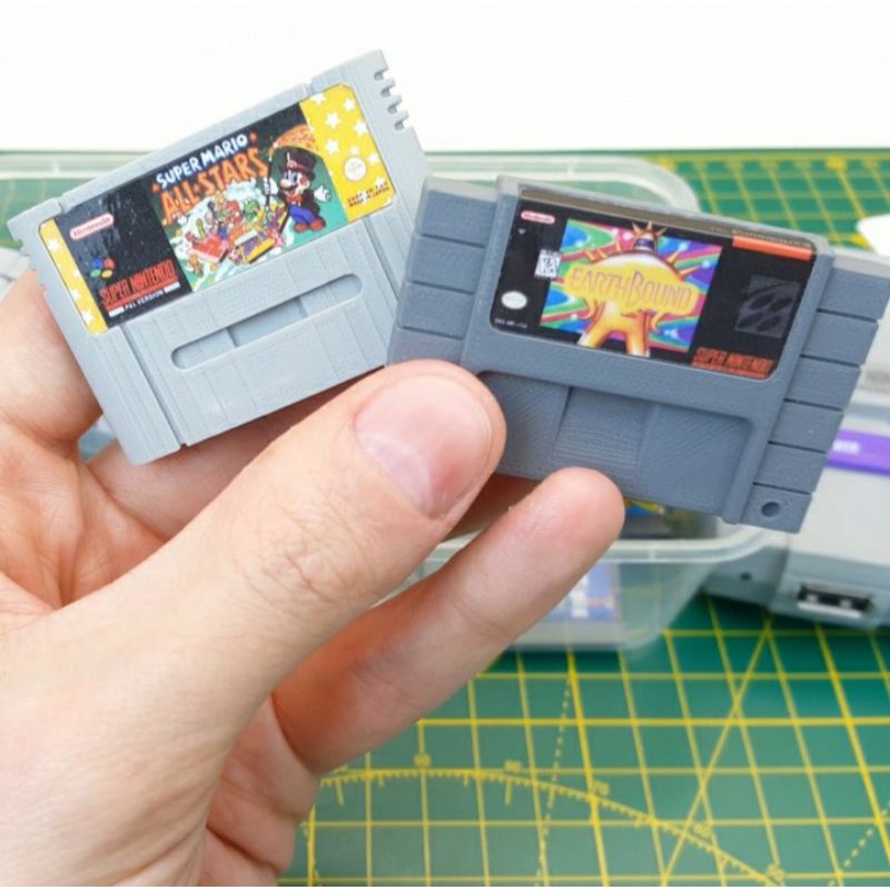 mini cartucho super nintendo snes game decorativo